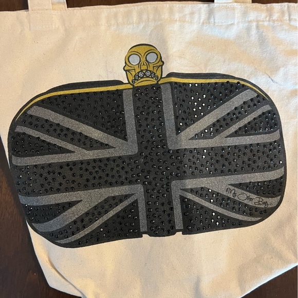 My Other Bag Canvas Tote Elizabeth Designer Handbag Junkie Goes Environmentally - Picture 3 of 9